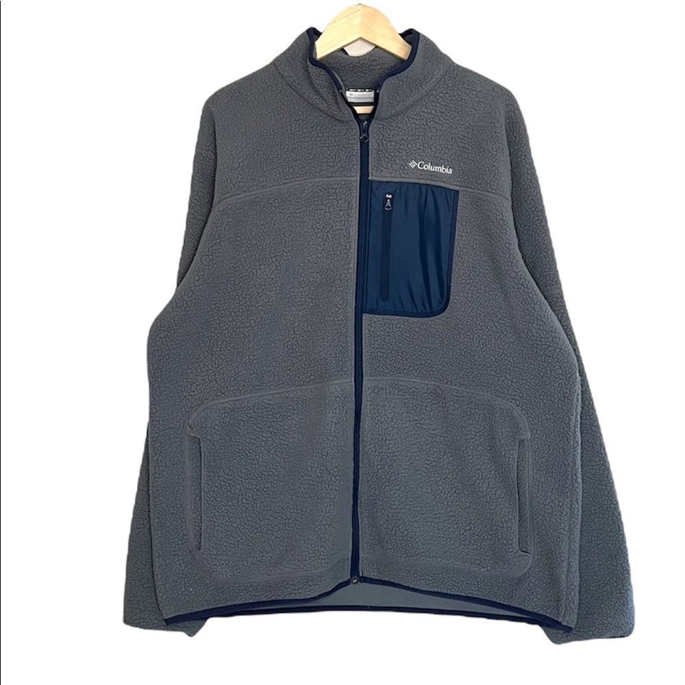Columbia Mens Full Zip Fleece Jacket size XL